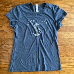 Blue Cordova Disk Golf Graphic T-Shirt
